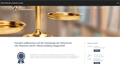 Desktop Screenshot of notare-gummersbach.de