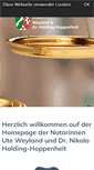 Mobile Screenshot of notare-gummersbach.de
